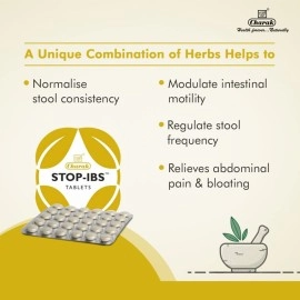 Charak Pharma Stop-IBS Tablet for Irritable Bowel Syndrome (30)
