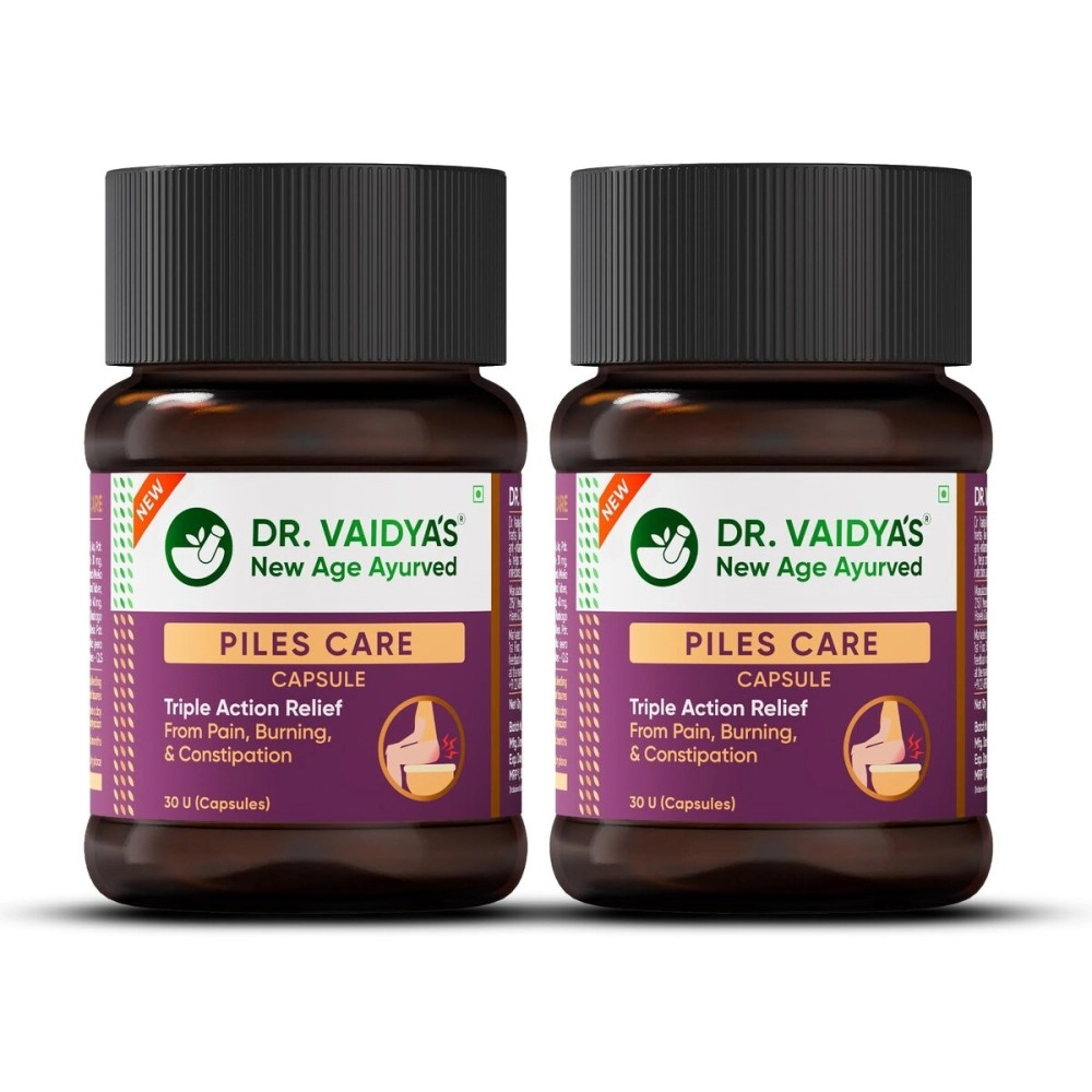 DR. VAIDYA\'S new age ayurveda Fissures & Piles Pills (Pack of 2/30 Pieces Each)