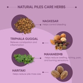 DR. VAIDYA\'S new age ayurveda Fissures & Piles Pills (Pack of 2/30 Pieces Each)