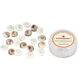 ASTRODIDI Stoneware Gomti Chakra,Gomati Chakra (Cream)