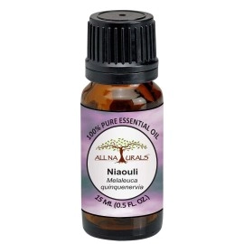 All Naturals Niaouli Essential Oil For Congestion, Colds, Clear Breathing (More Effective Than Eucalyptus) - 15ML
