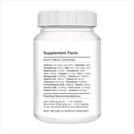 Drools Absolute Dog Supplement Tablet, Vitamin Falvour 400g 110 Pieces Jar