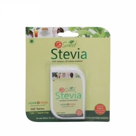 So Sweet Stevia Tablets Sugar Free Natural Sweetener Zero Calorie 1000 Tablets -Pack of 2 (500 Each)