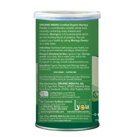 Organic India Moringa Powder - Essential Nutrition - (100g)