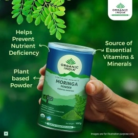 Organic India Moringa Powder - Essential Nutrition - (100g)