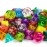 Wiz Dice Series II 100+ Pack of Random Polyhedral Dice - 15 Guaranteed Sets of Random Colors - Tabletop Roleplaying Fantasy RPG Gaming Novelty Accessories