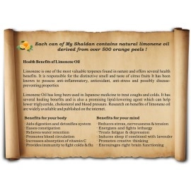 My Shaldan Lime Car and Home Air Freshener (80 g, Pack of 3)