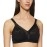 Enamor A014 Super Contouring M-Frame Full Support Bra - Supima Cotton, Non-Padded, Wirefree & Full Coverage Black