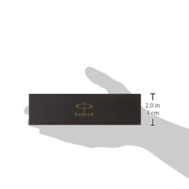 Parker Aster Gold Trim Roller Ball Pen | Body Color - Black | Ink Color - Blue