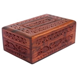 ITOS365 Handmade Wooden Jewellery Box for Women Wo..