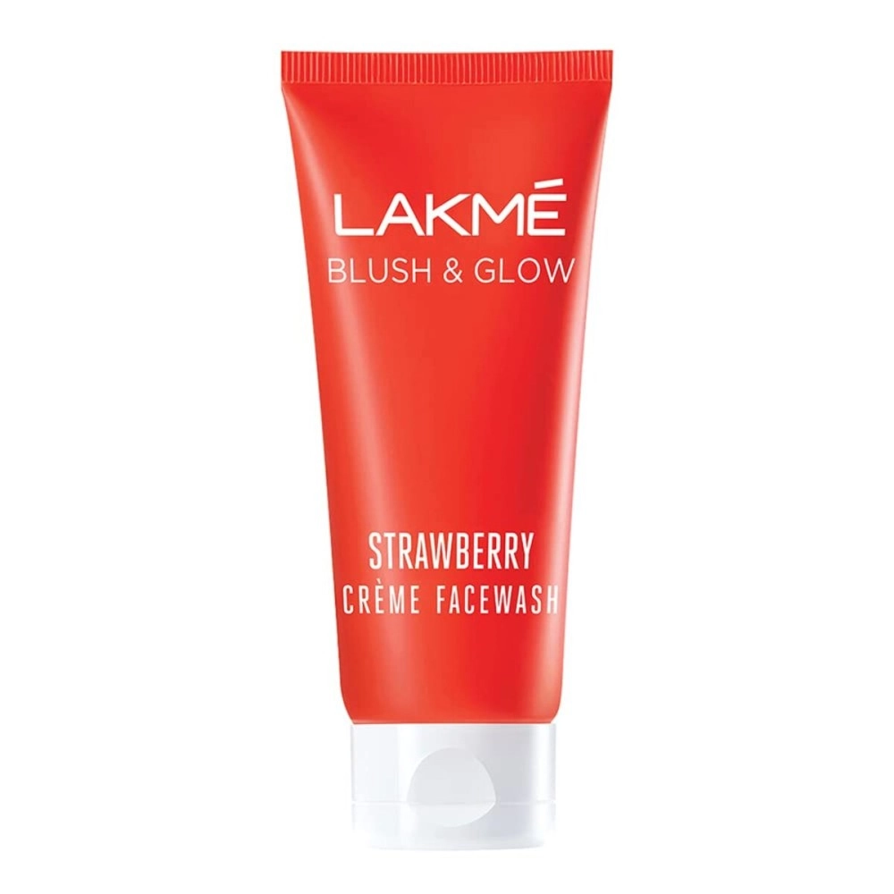 LAKM Blush & Glow Strawberry Creme Face Wash, 100 gm