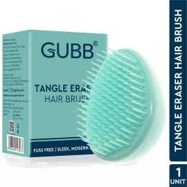 GUBB Tangle Eraser Detangling Brush | Reduces Hair Breakage & Damage | Suitable For All Hair Type | Faster n Easier Detangle Wet or Dry Hair with No Pain | Color May Vary - Scottish Range
