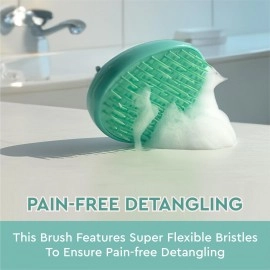 GUBB Tangle Eraser Detangling Brush | Reduces Hair Breakage & Damage | Suitable For All Hair Type | Faster n Easier Detangle Wet or Dry Hair with No Pain | Color May Vary - Scottish Range
