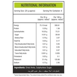 NourishVitals Nourish Vitals Amla Dried Dehydrated Fruits - 200 Gm