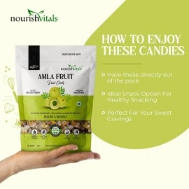 NourishVitals Nourish Vitals Amla Dried Dehydrated Fruits - 200 Gm
