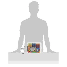 DOMS Oil Pastels 50 Shades, Non-Toxic EN 71-3 Standard Certified, (DOMSOP50)