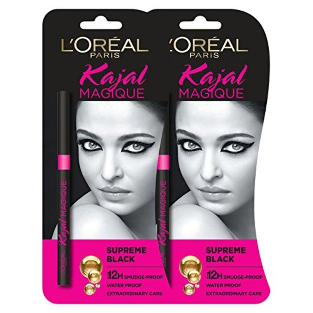 L\'Oreal Paris Magique Kajal, 0.35g (Pack of 2)