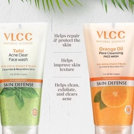 VLCC Tulsi Acne Clear Face Wash 150 ml, Pack of 1