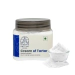 Sattvic Foods Cream of Tartar Powder (100 g) (Potassium Bitartrate) - Keto-Friendly | Adrenal Energizer | Use in Cooking, Leavener in Baking, Also Used as Natural Non-Toxic Cleaner