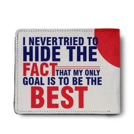 ShopMantra Cristiano Ronaldo CR7 Printed Pu Leather Wallet for Men\'s/Boy\'s (Red)