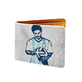 ShopMantra Lionel Messi Artwork Printed Pu Leather Wallet for Men\'s/Boy\'s, Messiah 10, Casual