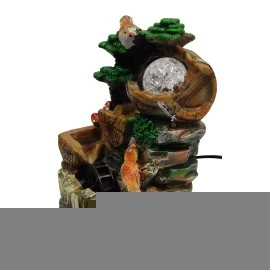 Purpledip Resin Crystal Ball for Indoor Water Fountains, Clear, 2 Inches (10503)