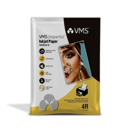 VMS Imperial Colour Matte Inkjet Photo Paper 4R (4x6 inch) 270 GSM (100 Sheets)