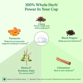 Organic India Tulsi Ginger Turmeric Tea, 25 Tea Bags