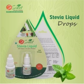 So sweet Stevia Liquid Sugar Free 400 Drops (200 Serving) - 20ml | Zero Calorie | Diabetic Frendly