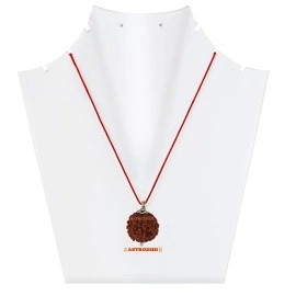 Astrodidi Rudraksha 5 Mukhi Nepali Pendant (Brown)
