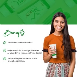 Green Milk Prescar - Scar & Stretch Mark Prevention Cream (50 gm)
