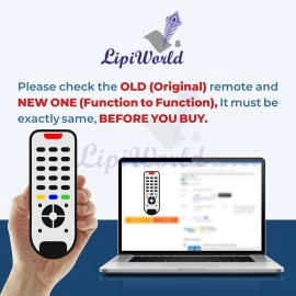 LipiWorld 125 AC Remote Compatible for Bluestar/Lloyd AC