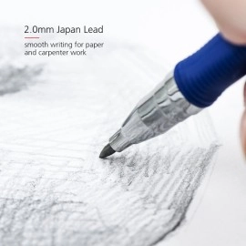 Baile 2.0mm 2B Mechanical Pencil with Lead Refill (BLUE)(sharpener in the cap)