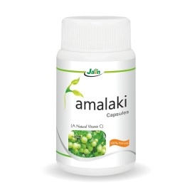 JAIN Amla Capsules (Pack of 2), Grey, 120 count