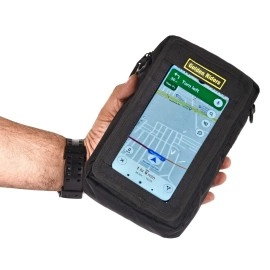 GR GOLDEN RIDERS Fabric | M Poche | Compact Magnetic Motorcycle Tank Bag for (Mobie Pouch) Mobile Navigation