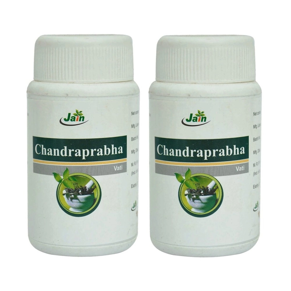 Jain Chandraprabha Vati 250Mg Tablet - 80 Count (Pack of 2)