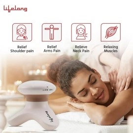 Lifelong LLM09 Mini Head and Body Massager (Brown)
