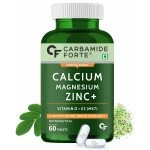 Carbamide Forte Calcium 1200mg with Magnesium,Zinc,Vitamin D, K2 & B12 | Calcium Tablets for Women & Men - 60 Veg Tablets