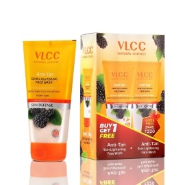 VLCC Anti Tan Skin Lightening Face Wash Combo Pack of 2 (150 ml*2)