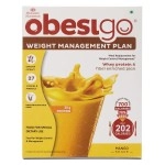 Obesigo BLCD Weight Management Plan 7 Sachets of 50 g each of Premium Mango shake (350gm)