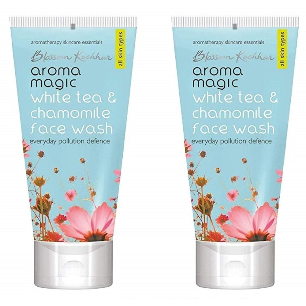 Aroma Magic White Tea and Chamomile Face Wash, 100 ml (Pack of 2)