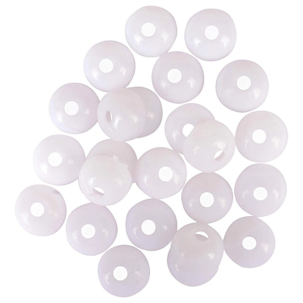 GOELX AM Plastic Jhumka Base Xtra Small Size in Dome Shape for Jewellery Making & Thread Wrapped Jewellery