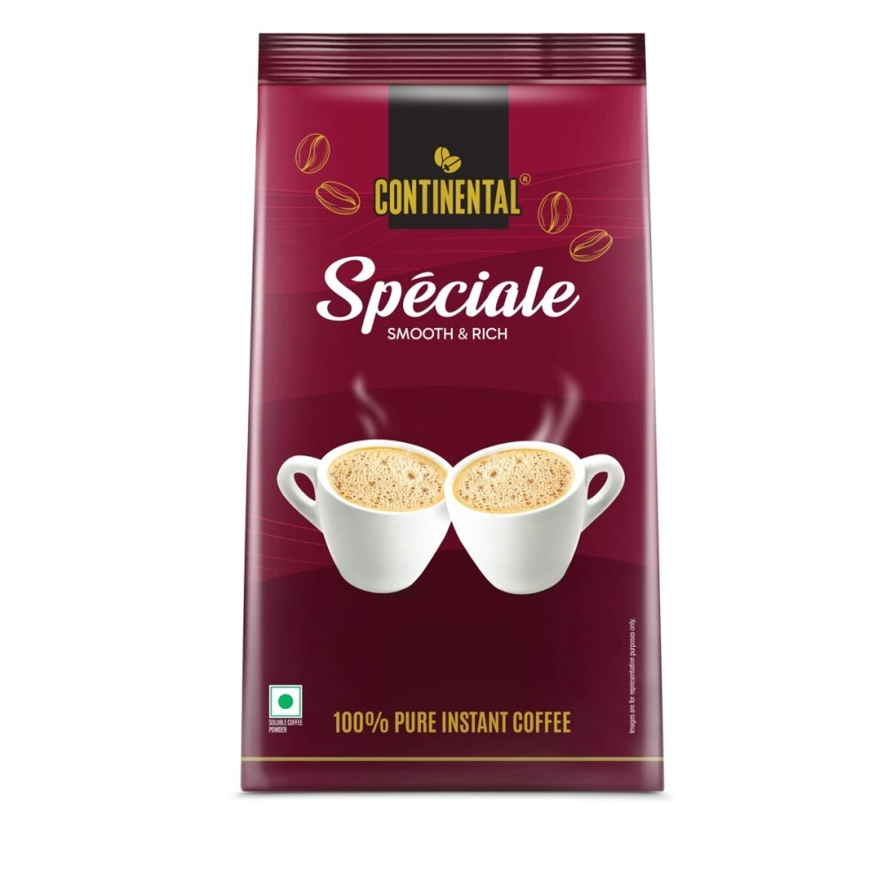 Continental Speciale Instant Coffee Granules | 200g Coffee Pouch | 100% Pure Instant Coffee | Smooth & Rich Instant Coffee | Medium Roast | Blend of Arabica & Robusta Coffee | No Added Flavors |