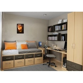 eCraftIndia Synthetic Wood \'\'Sai Baba Satin Matt Texture\'\' UV Art Painting (28cm x 2cm x 36cm)