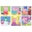Frank Peppa Pig 6 In 1 Puzzle for 3 Year Old Kids And Above