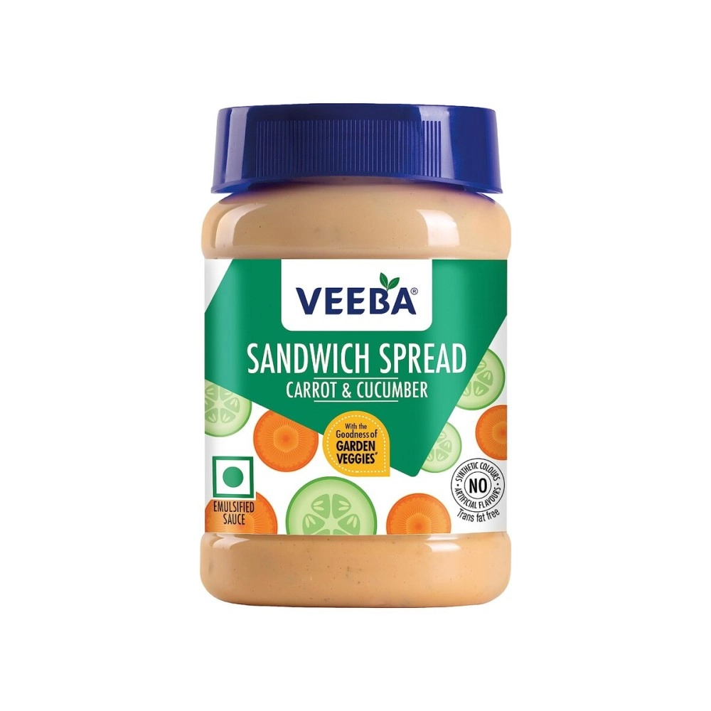 Veeba Carrot and Cucumber Sandwich Spread, 250g