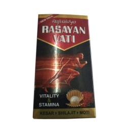 Ayurvedic Raj Vaidya Rasayan Vati 30 Tablet With Kesar Shilajit & Moti