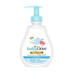 Baby Dove Rich Moisture Hair to Toe Baby Wash 200 ml No Tears Body Wash for Baby\'s Soft Skin - Hypoallergenic, No Sulphates, No Parabens