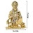GCT Lord Hanuman Idol Bajrang Bali Ashirwad Idol (B-50) Antique Gold Metal Statue for Home Dcor Car Dashboard Mandir Pooja Murti Temple Puja Office Table Showpiece