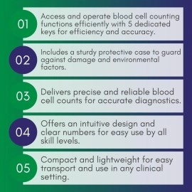 KASHSURG Blood Cell Counter 5 Keys
